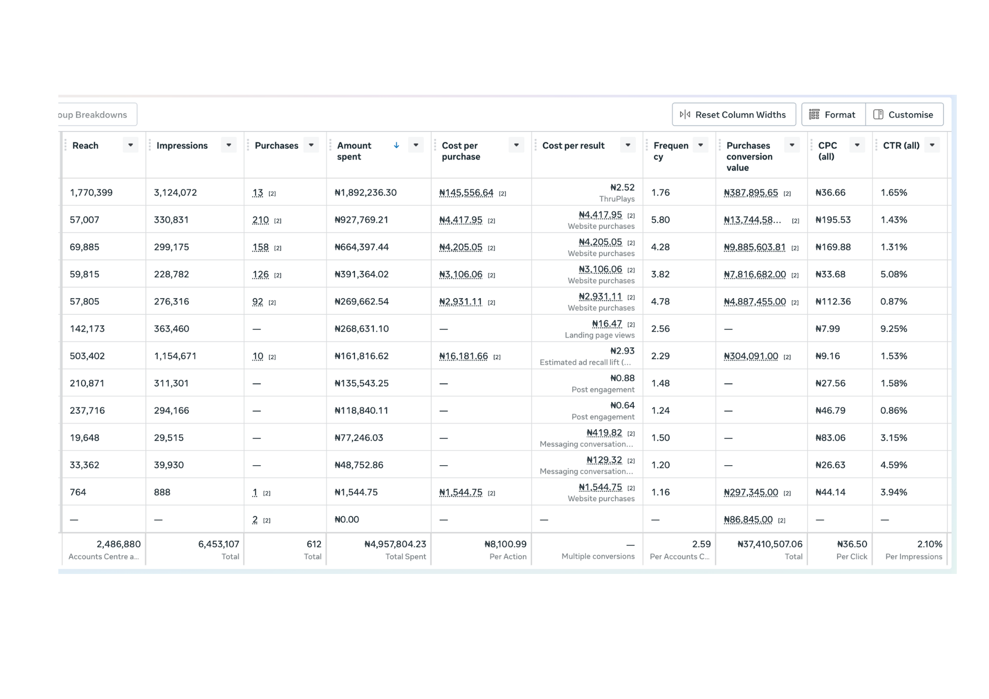 Client result screenshot 1