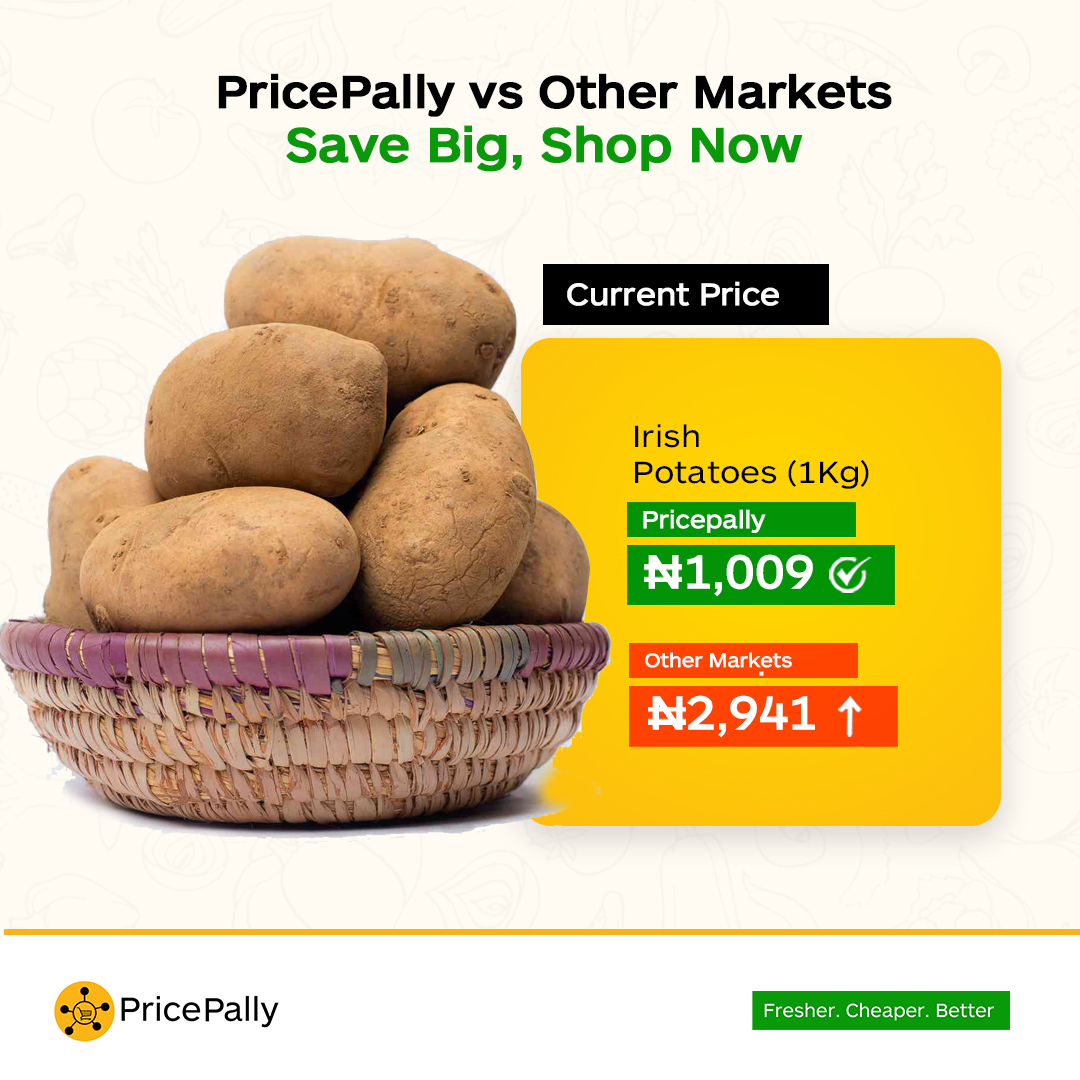 Pricepally — Irish Potatoes Price Comparison
